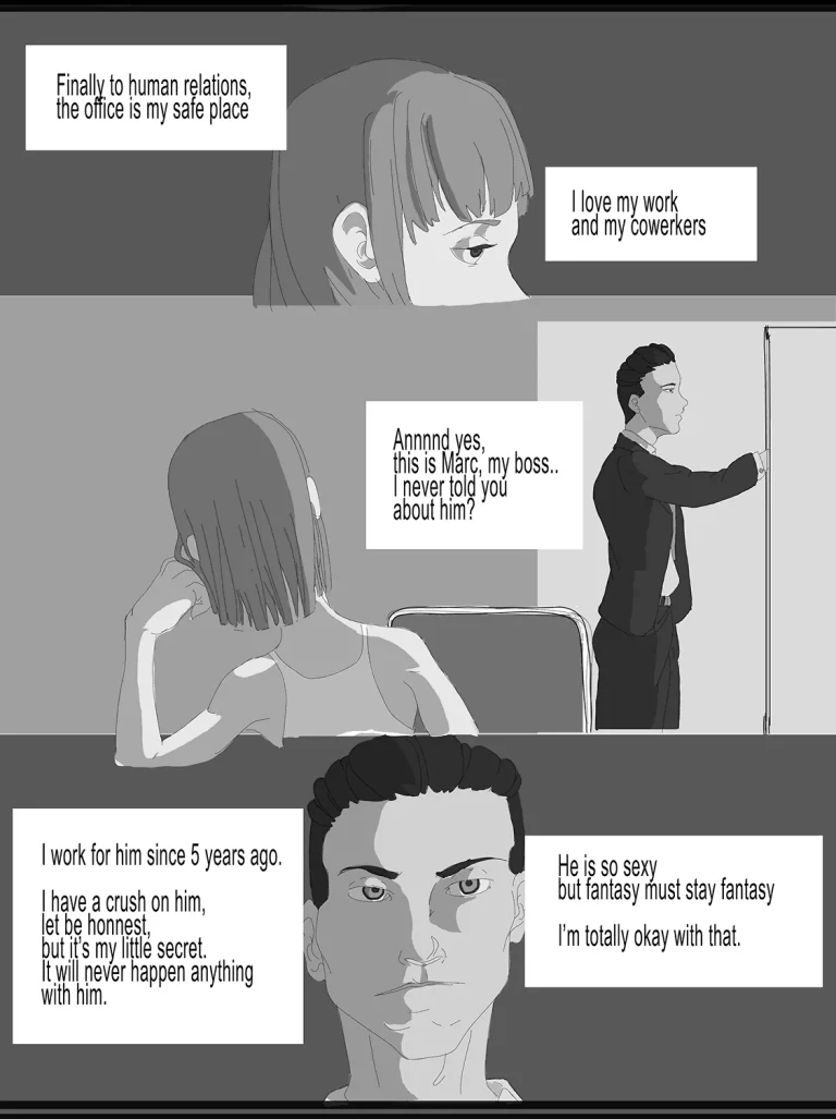 cuckold story chap1: the cheating GF porn comic picture 6