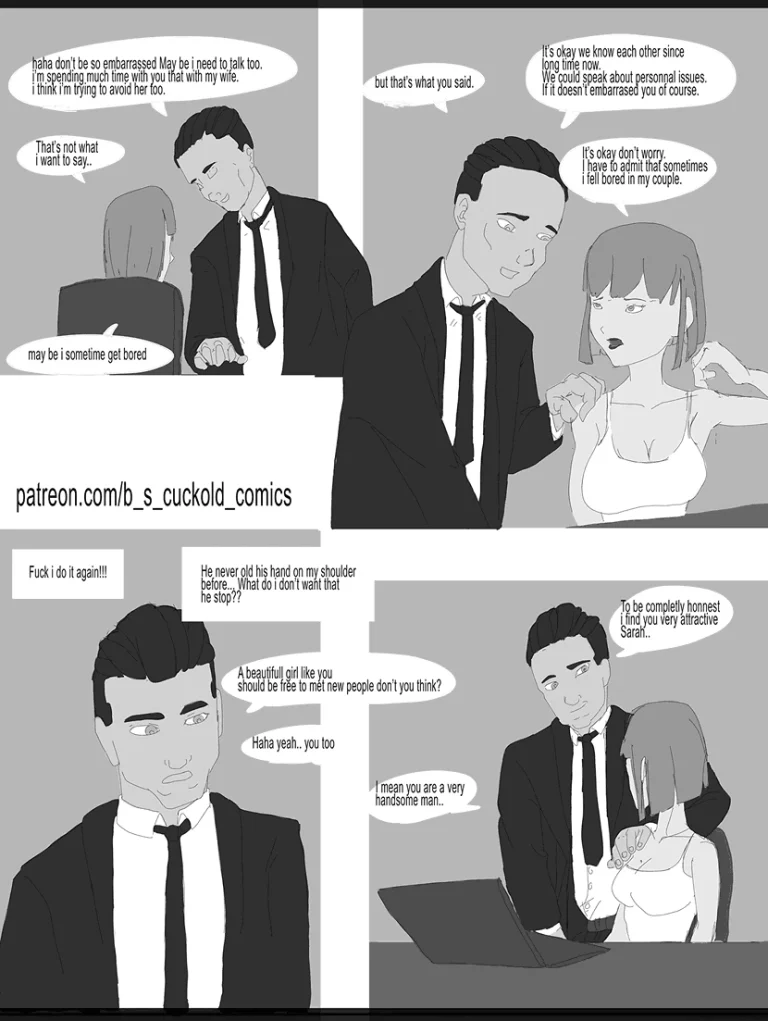 cuckold story chap1: the cheating GF porn comic picture 8