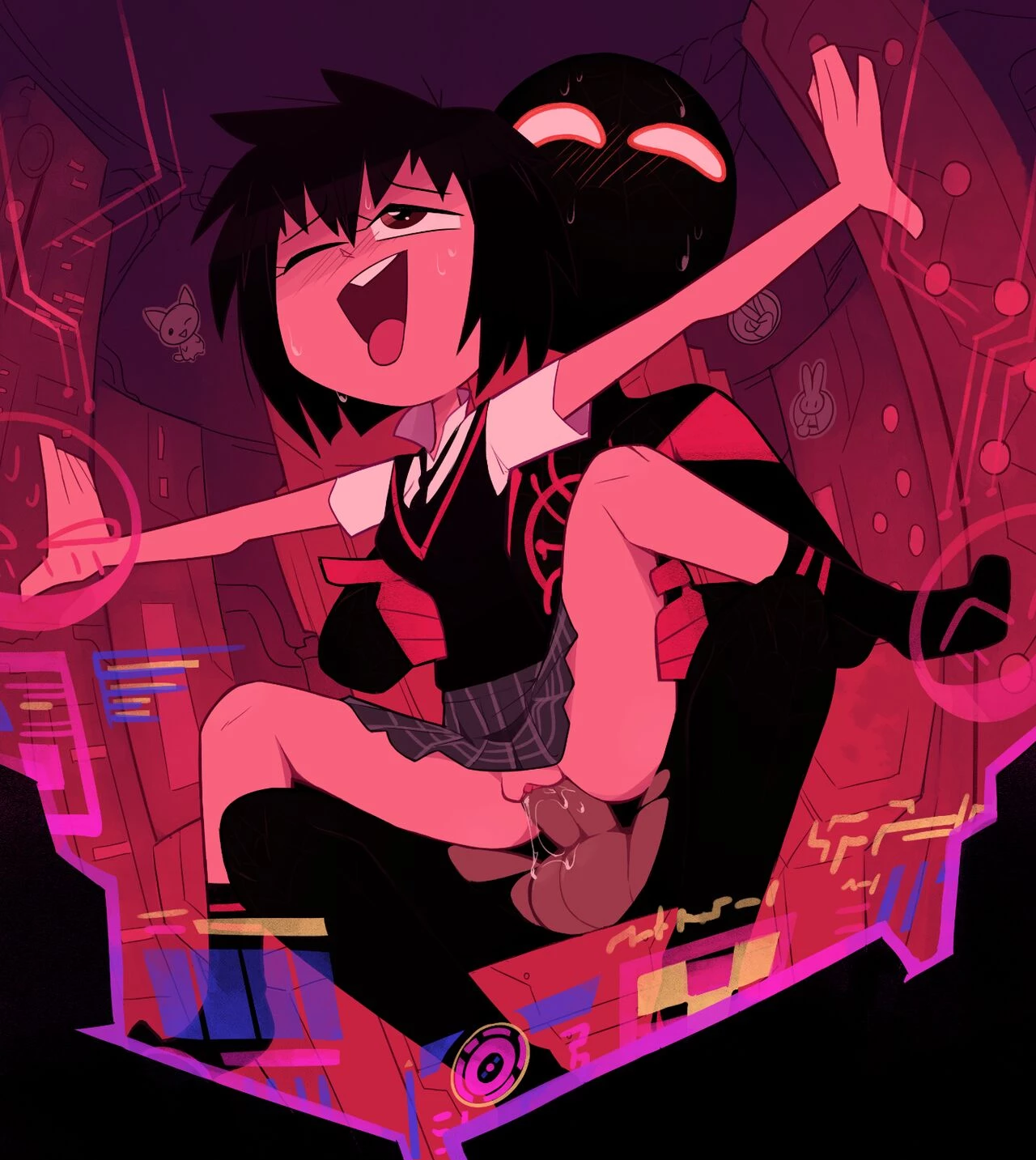 Cumming in the Spider-Verse porn comic picture 19