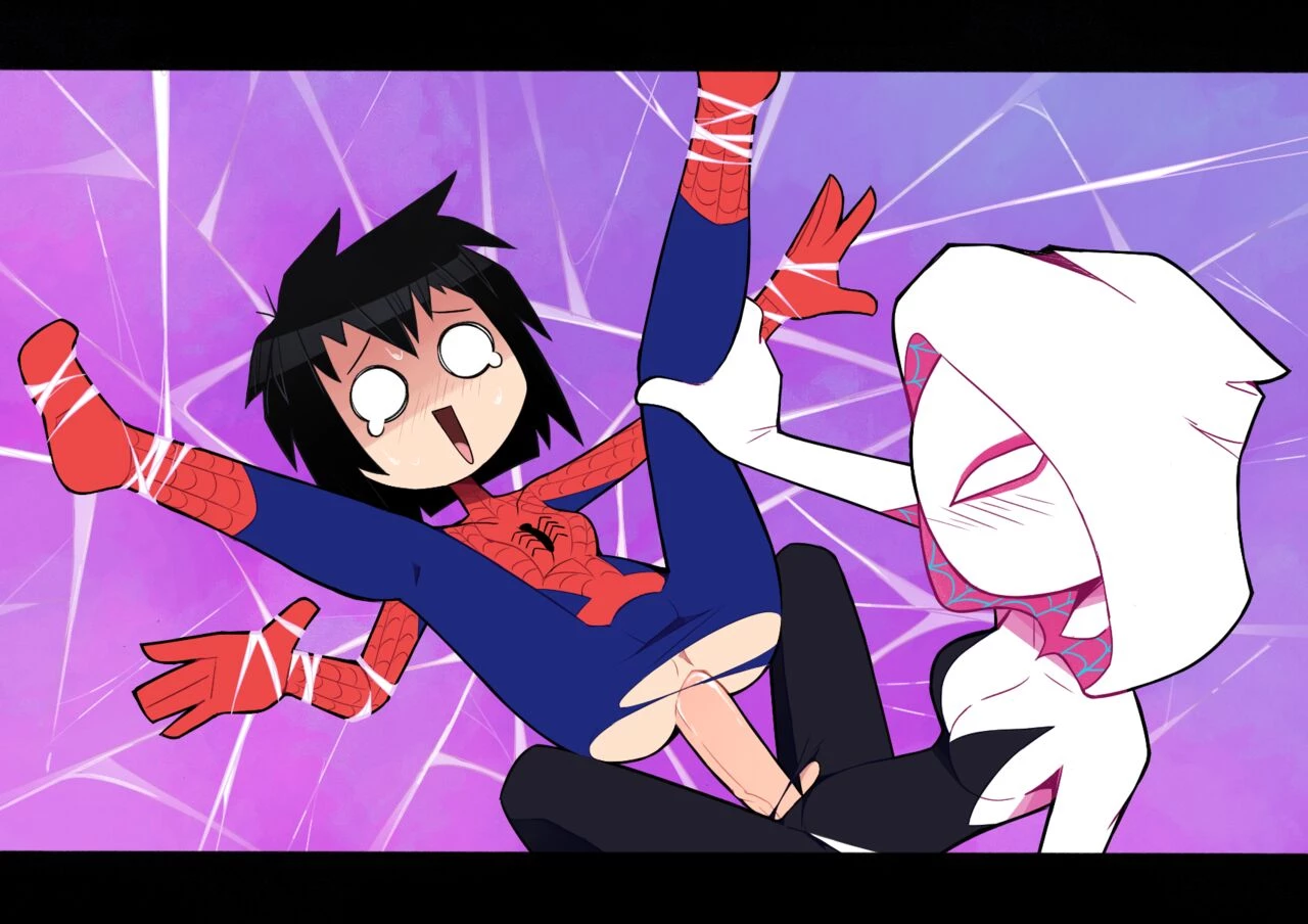 Cumming in the Spider-Verse porn comic picture 26
