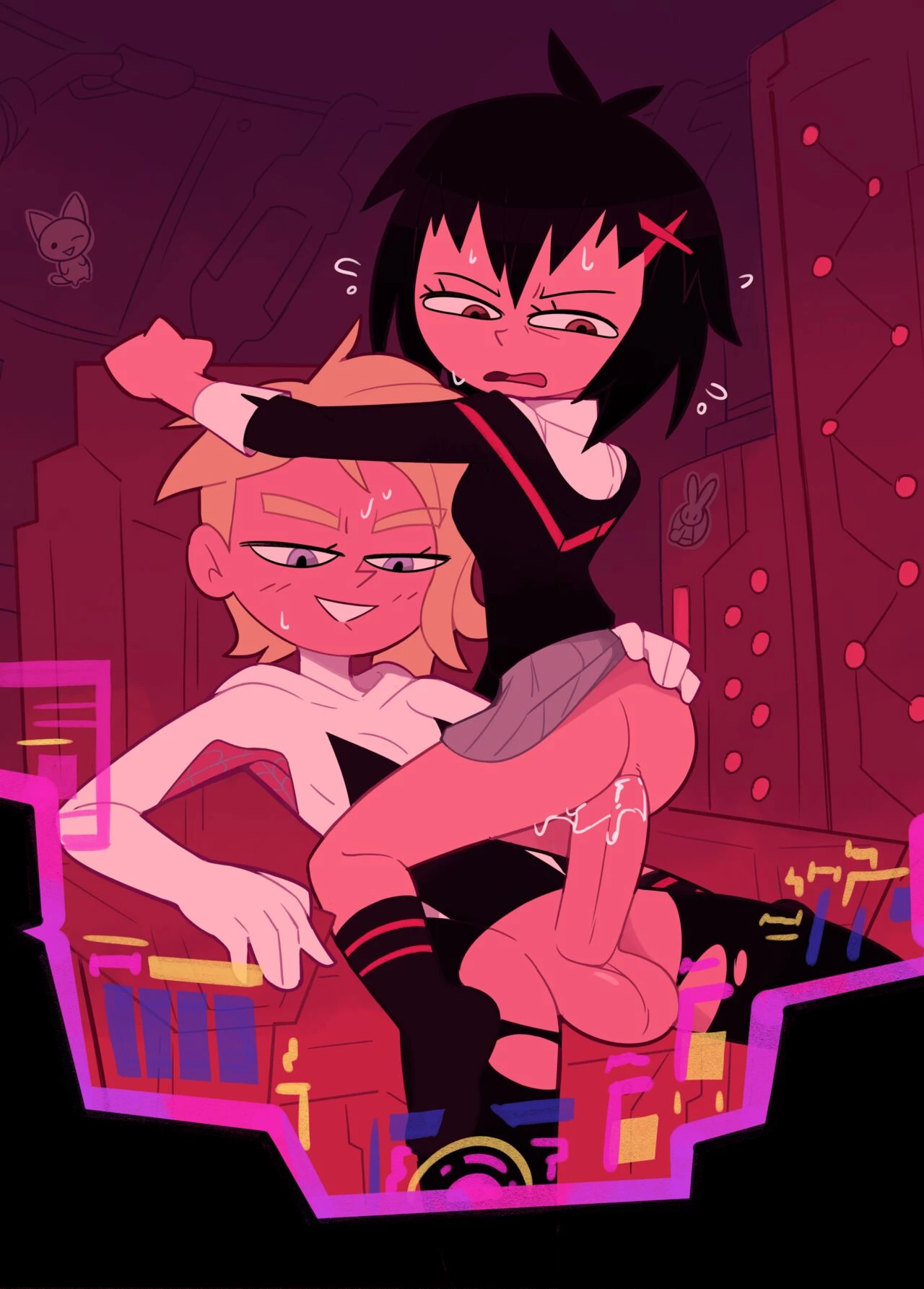 Cumming in the Spider-Verse porn comic picture 45