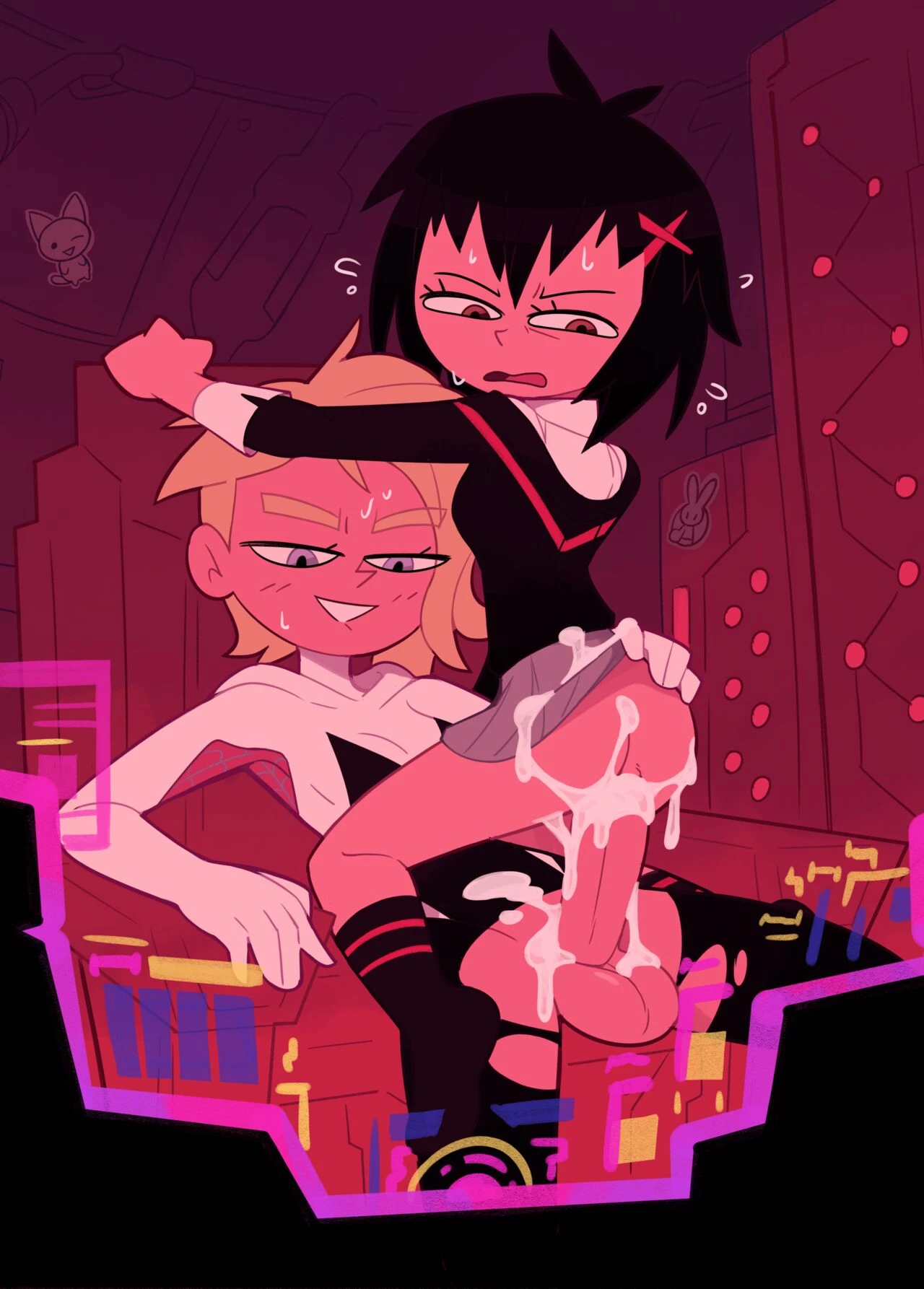 Cumming in the Spider-Verse porn comic picture 46