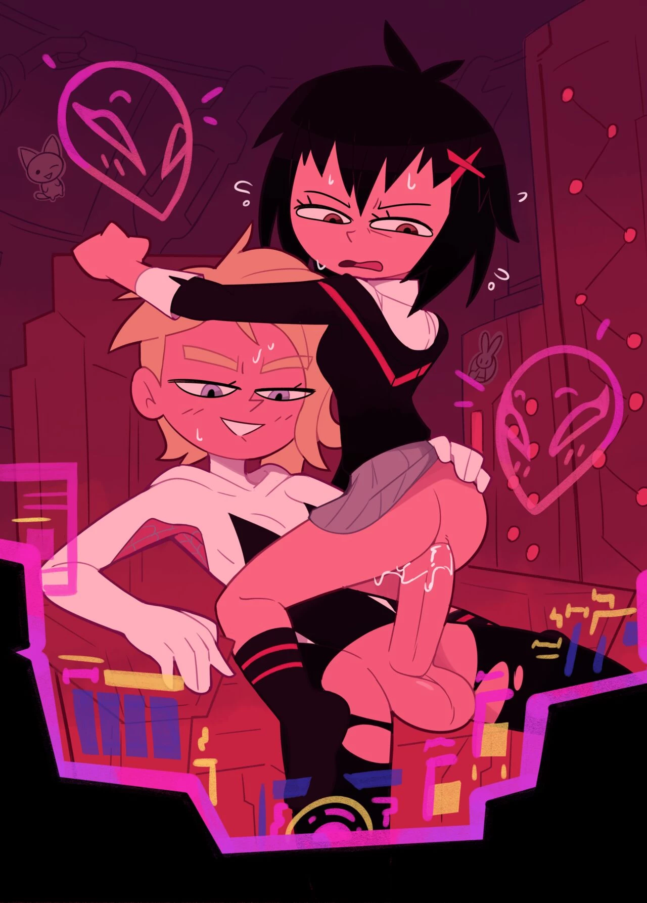 Cumming in the Spider-Verse porn comic picture 47