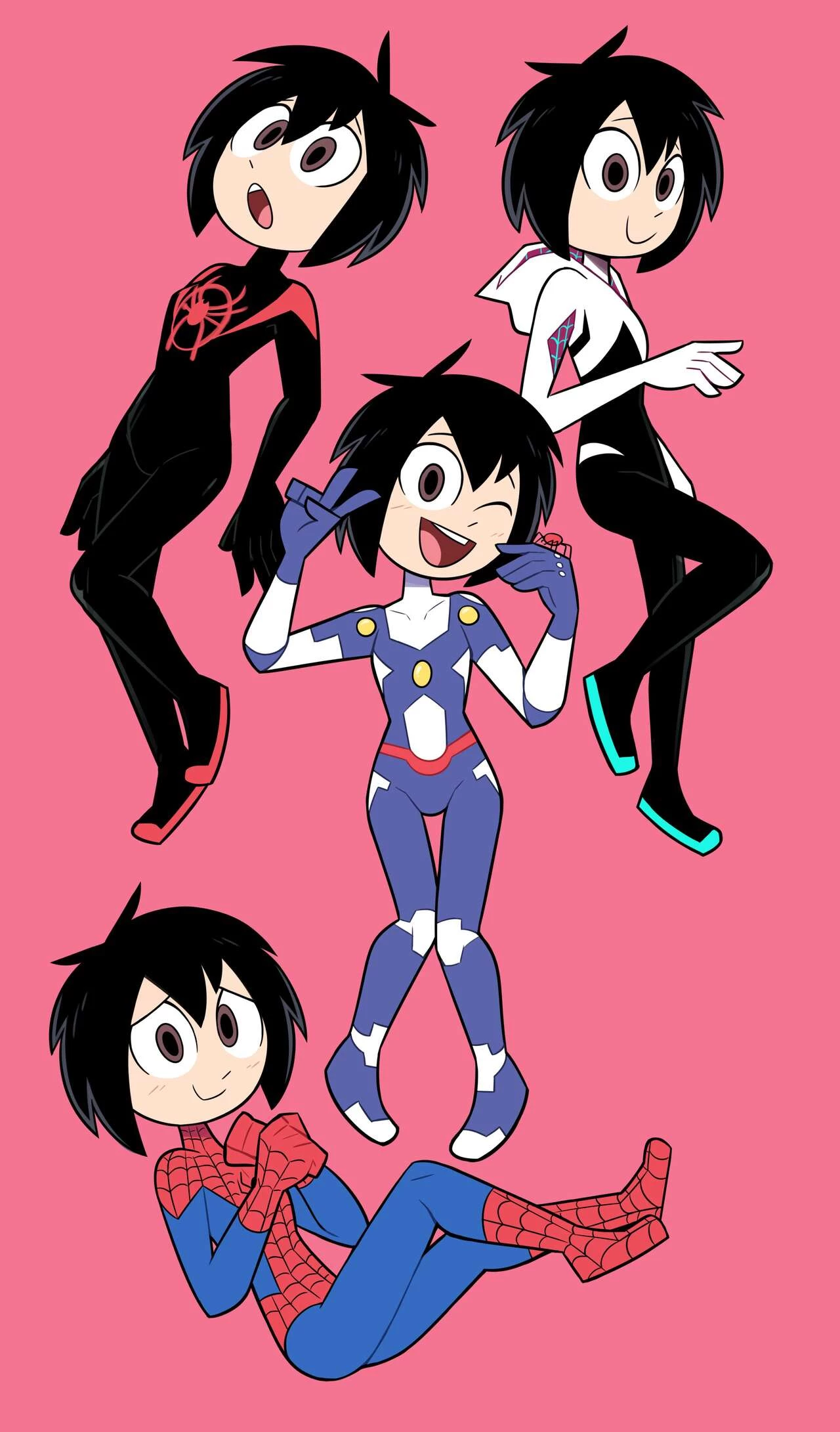 Cumming in the Spider-Verse porn comic picture 76