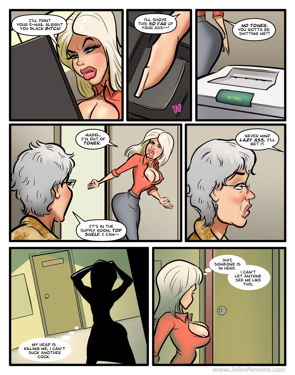 Cursed for Black Cock porn comic picture 13