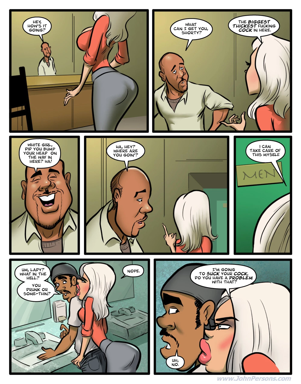 Cursed for Black Cock porn comic picture 20