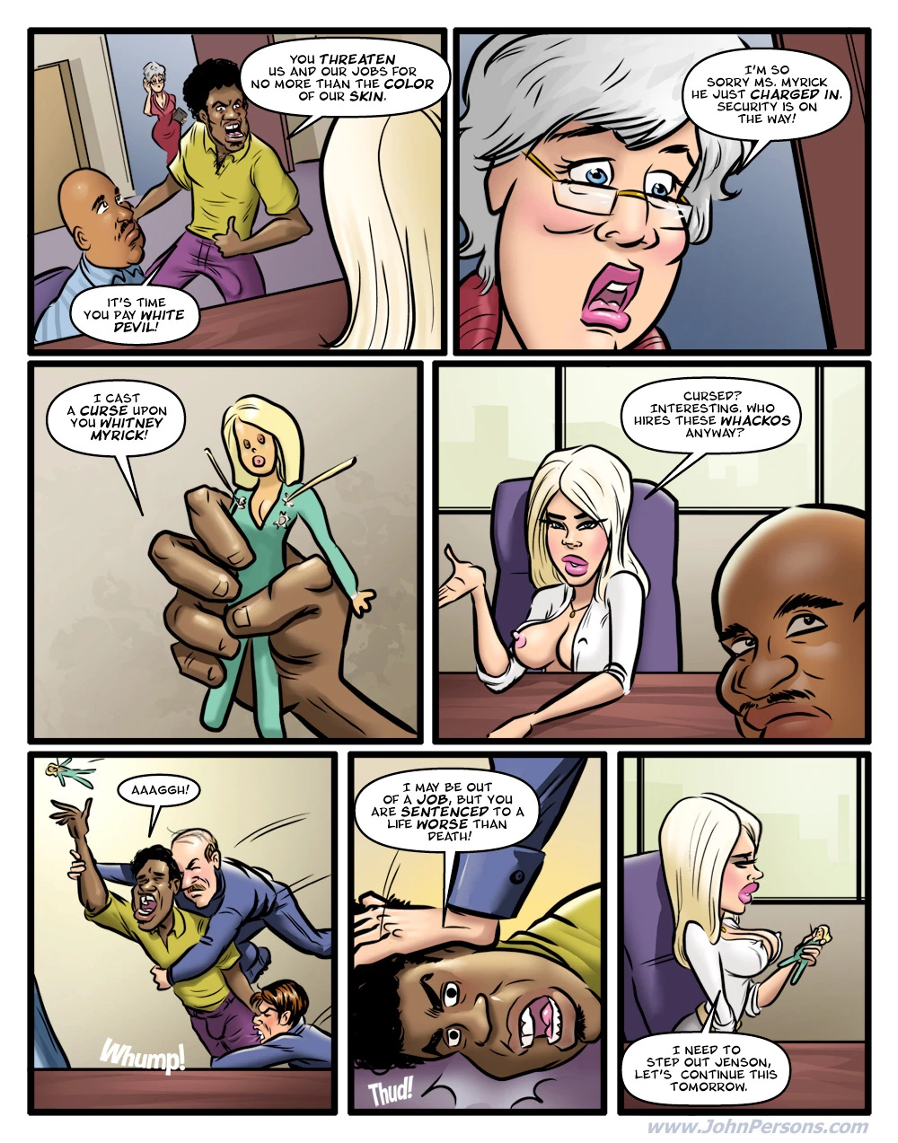 Cursed for Black Cock porn comic picture 3
