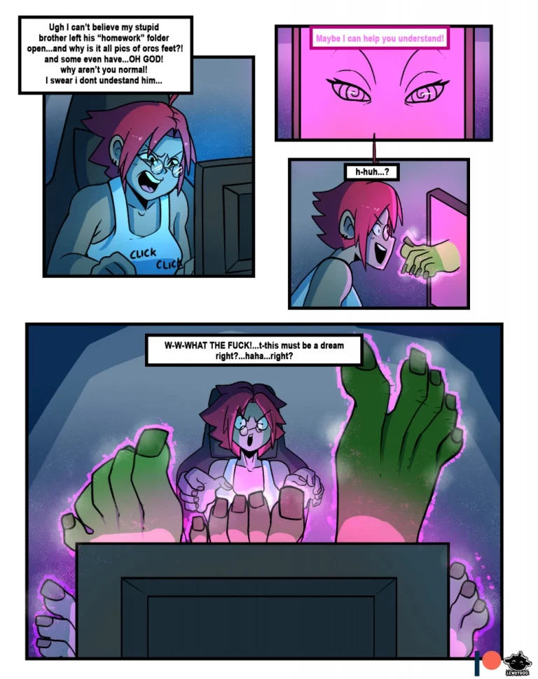 Cyber Orcked porn comic picture 1