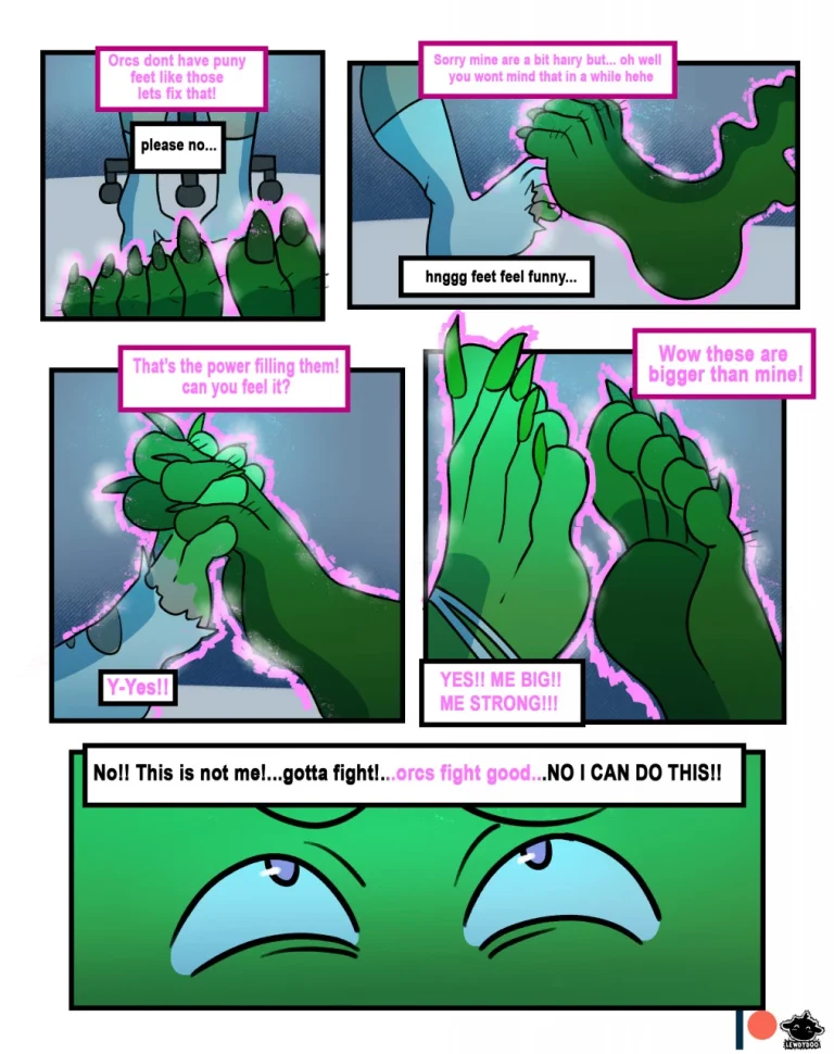 Cyber Orcked porn comic picture 3