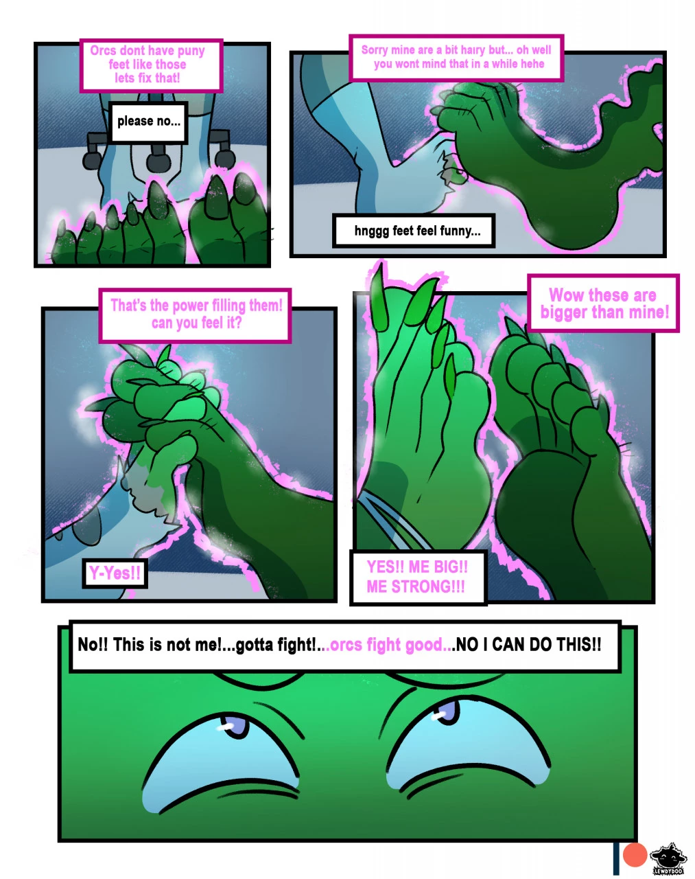 Cyber Orcked porn comic picture 3