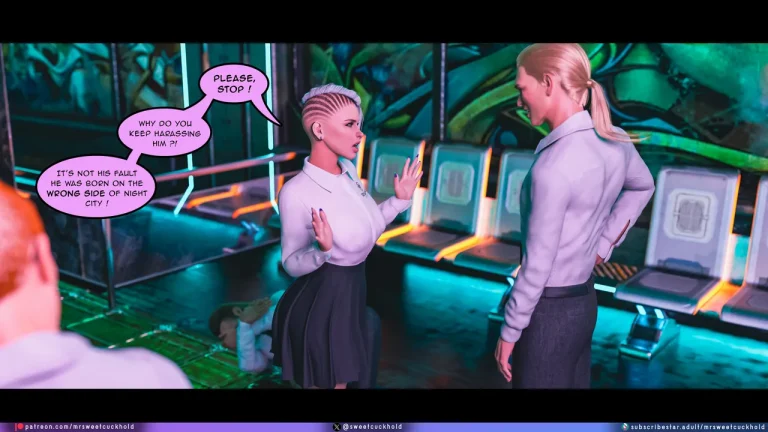 Cyberpunk - Street Corruption porn comic picture 23