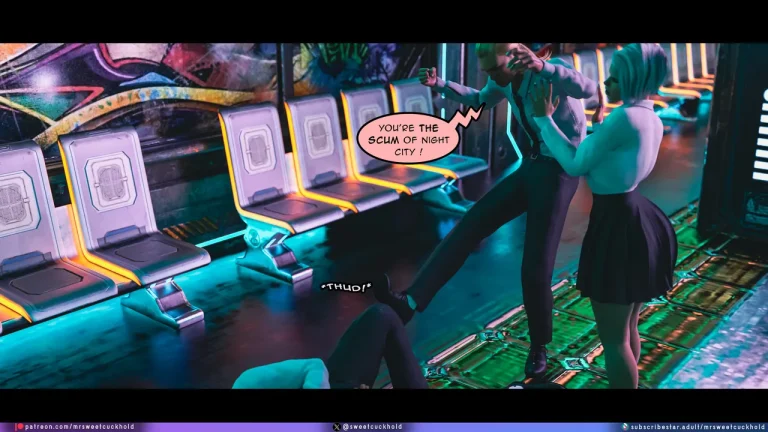 Cyberpunk - Street Corruption porn comic picture 29