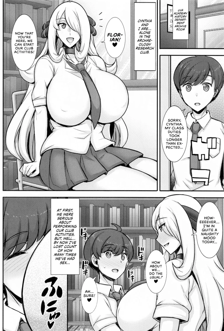 Cynthia is a High Schooler?! | JK!? Shirona-san porn comic picture 3