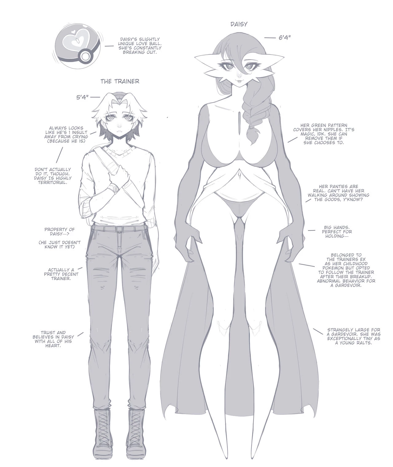 Daisy: A story of a trainer and his only Gardevoir porn comic picture 7