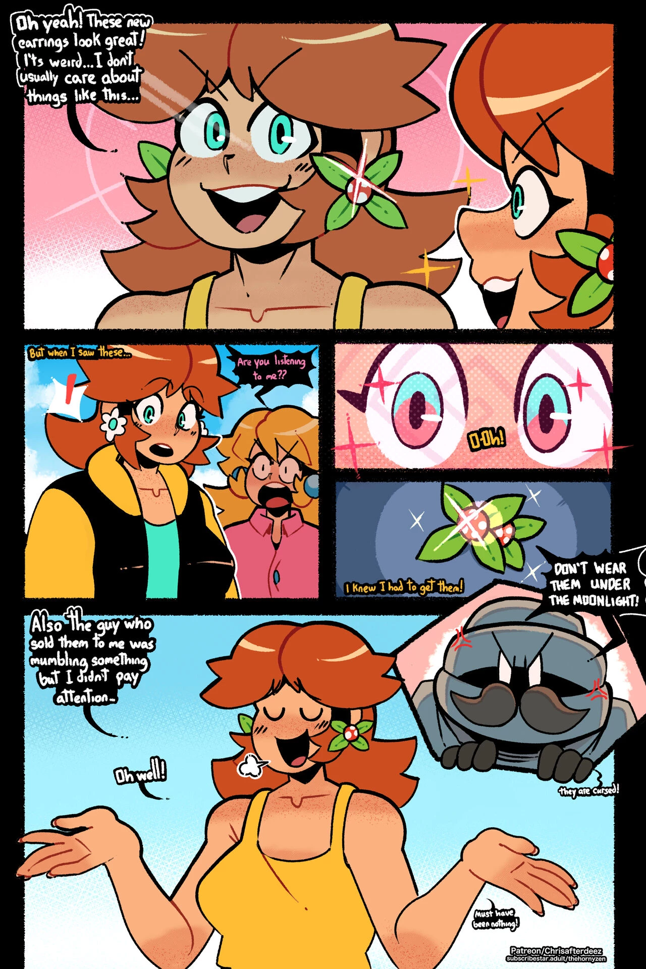 Daisy the Piranha Plant Queen! porn comic picture 1