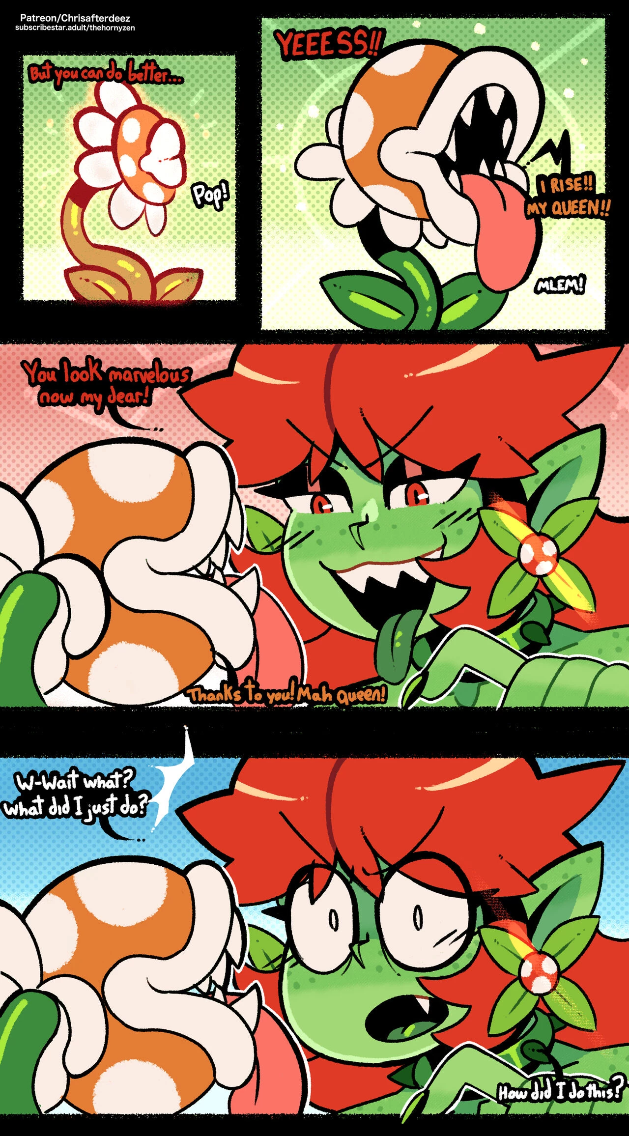Daisy the Piranha Plant Queen! porn comic picture 8