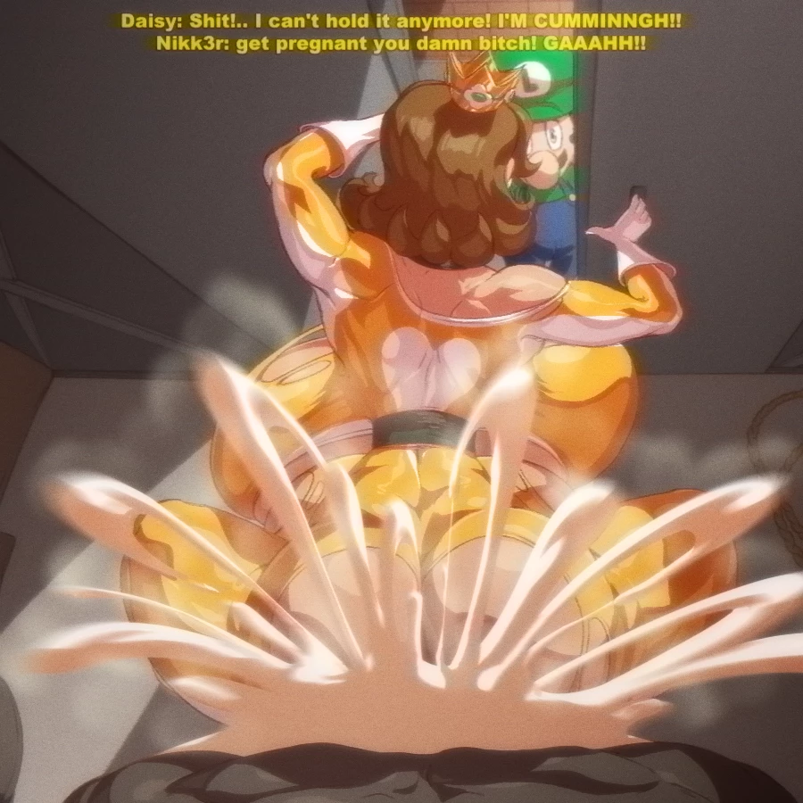 Daisy Was cheating on Luigi with a BBC porn comic picture 3