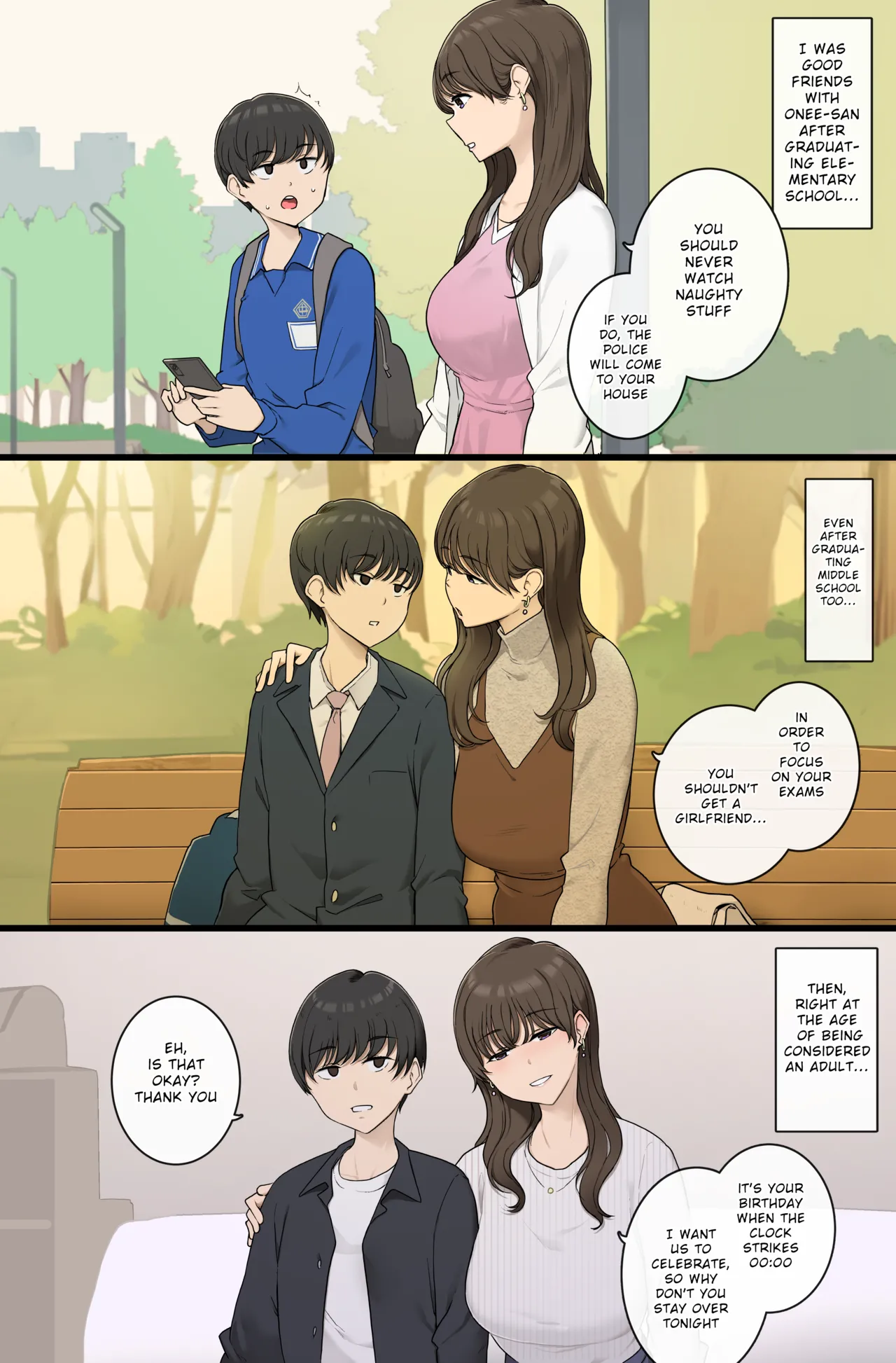 Danshi o Mukuna mama Sodatete Hoshoku suru Warui Onee-san porn comic picture 2