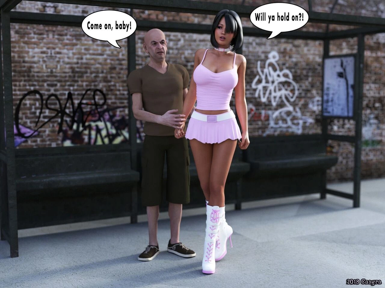 Dark Alley Lover 2 porn comic picture 1