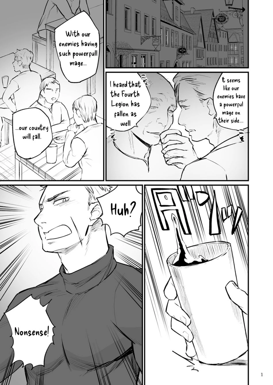 Dark Mage took advantage of the Swordsman porn comic picture 2