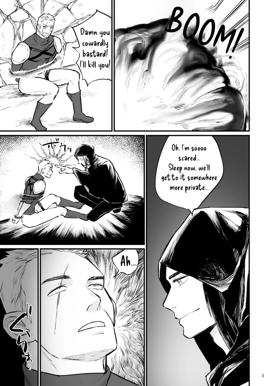 Dark Mage took advantage of the Swordsman porn comic picture 4