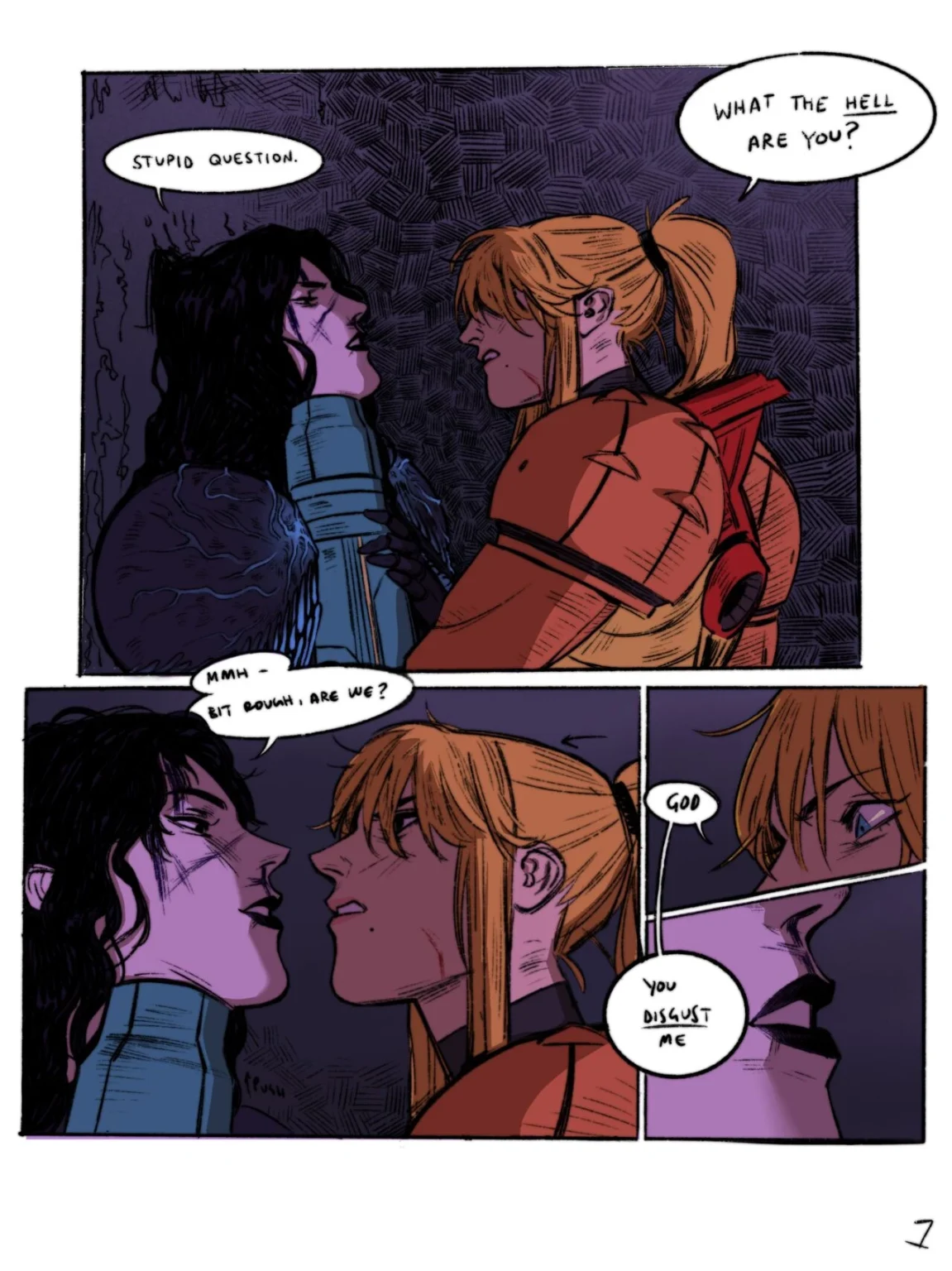 Dark Samus Post-Fight porn comic picture 1