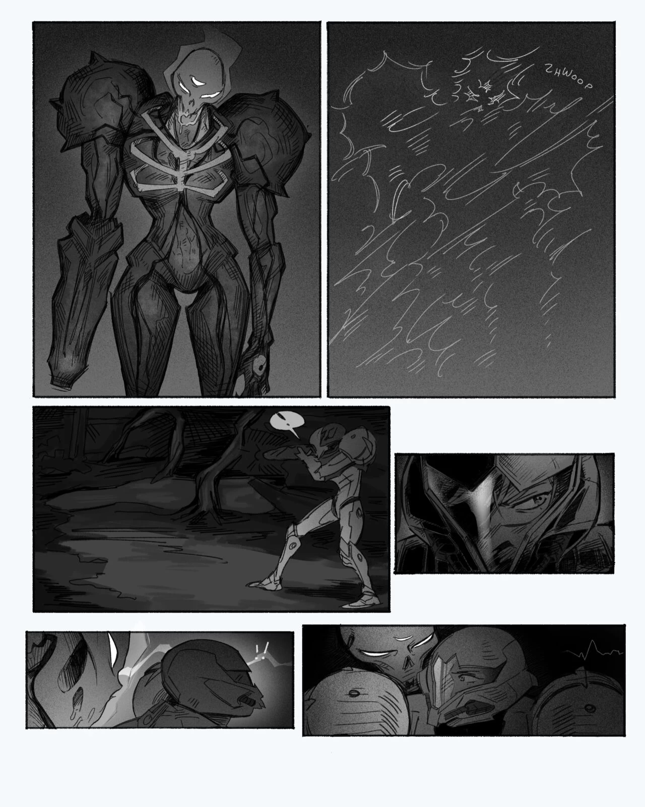 Dark Samus Post-Fight porn comic picture 10