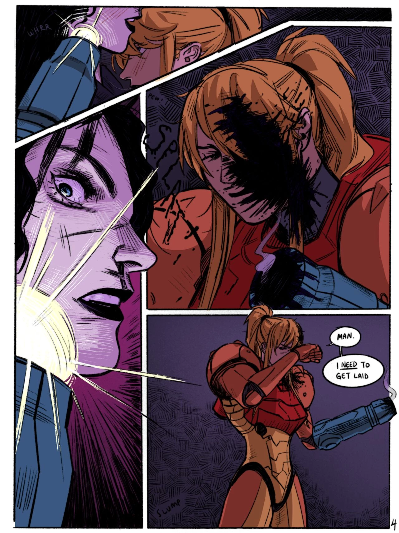 Dark Samus Post-Fight porn comic picture 4
