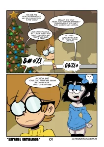 Darkest Christmas porn comic picture 1