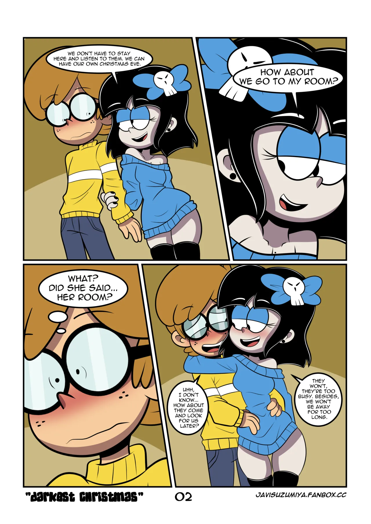 Darkest Christmas porn comic picture 2