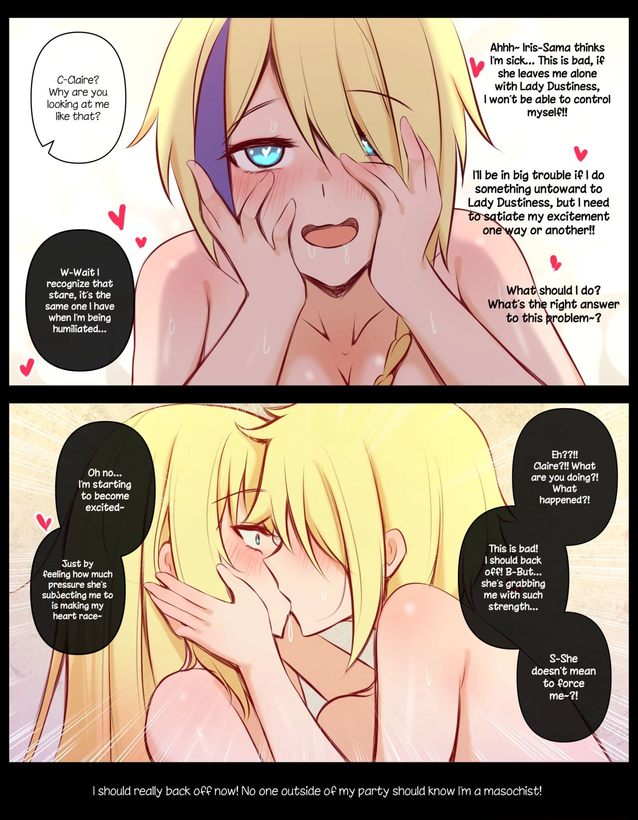 Darkness x Claire porn comic picture 3