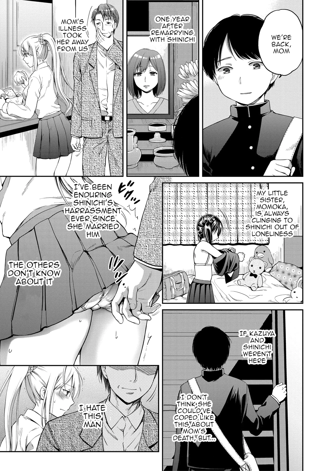 Daughter Falling Into Stepfather 1-4 | Nisemono Kazoku - Gifu ni Ochite Iku Musume porn comic picture 5