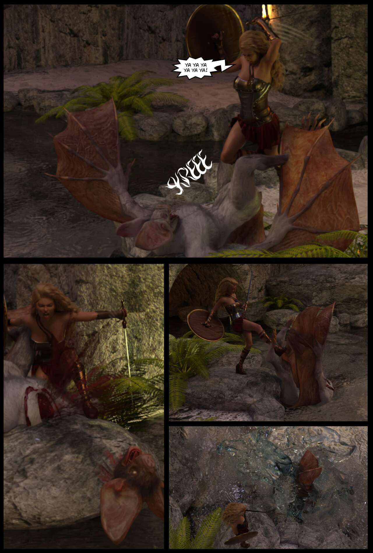 DC Vampires: The Fall of Themyscira porn comic picture 11