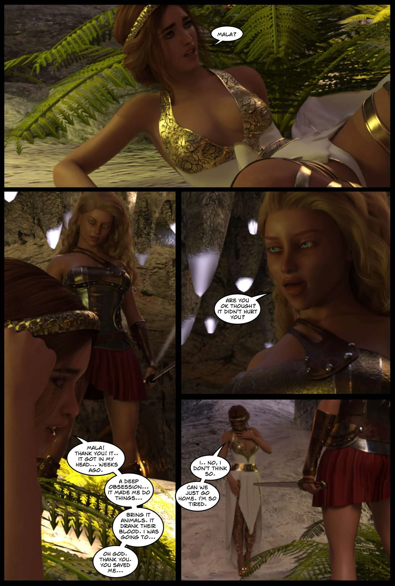 DC Vampires: The Fall of Themyscira porn comic picture 12
