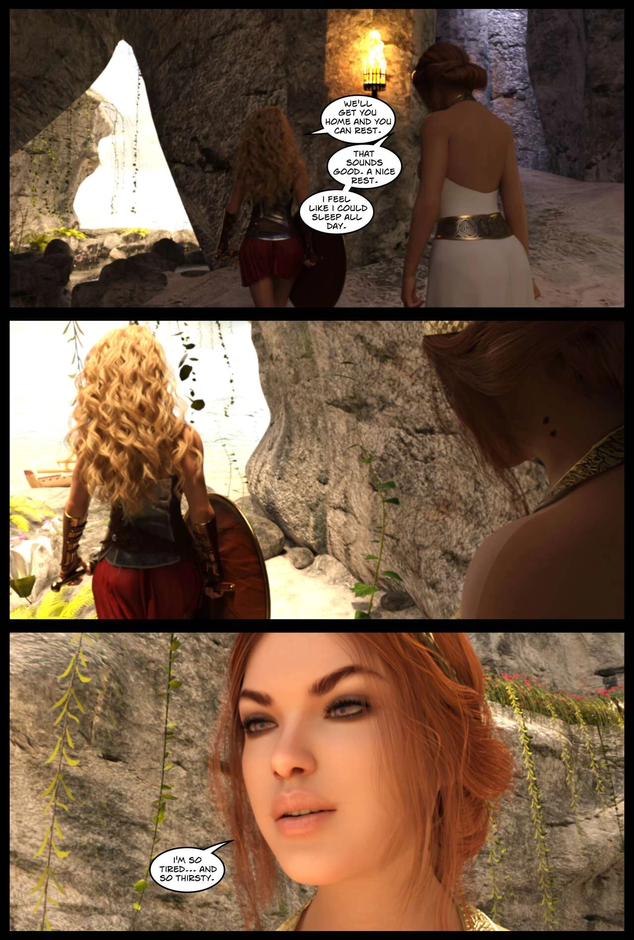DC Vampires: The Fall of Themyscira porn comic picture 13