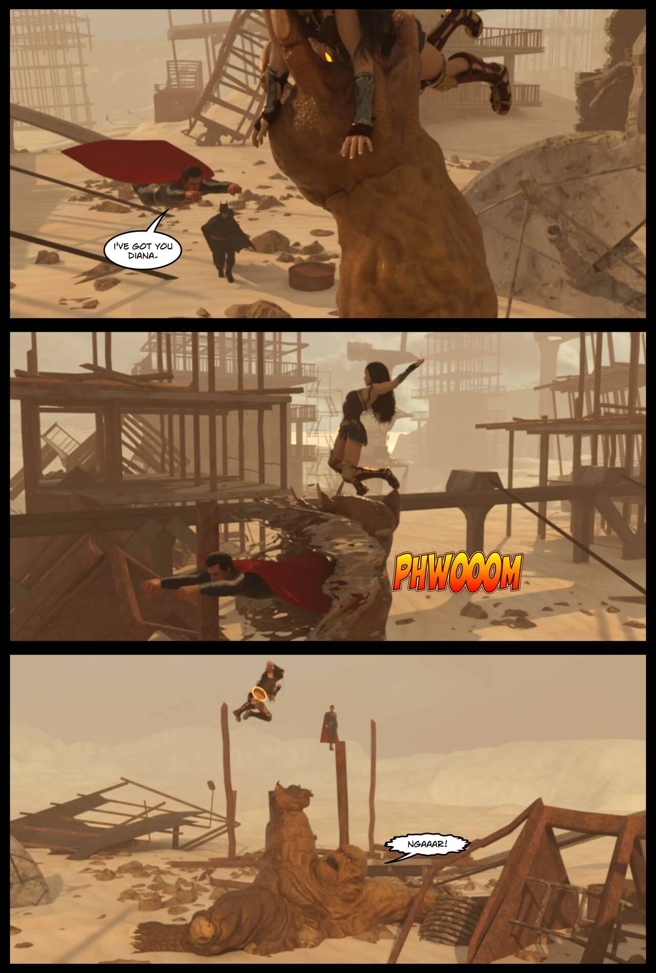DC Vampires: The Fall of Themyscira porn comic picture 17
