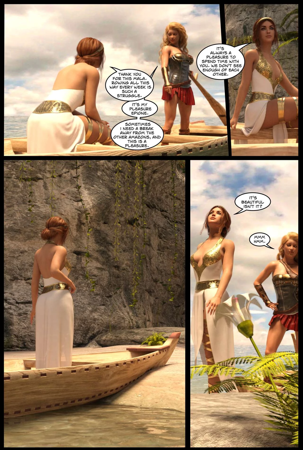 DC Vampires: The Fall of Themyscira porn comic picture 2