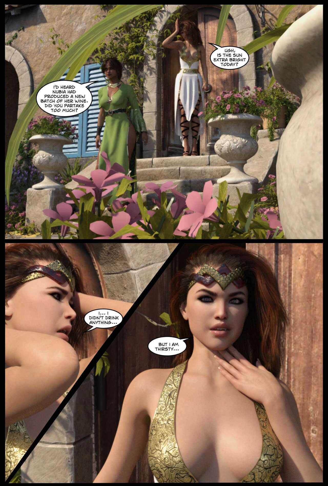 DC Vampires: The Fall of Themyscira porn comic picture 22