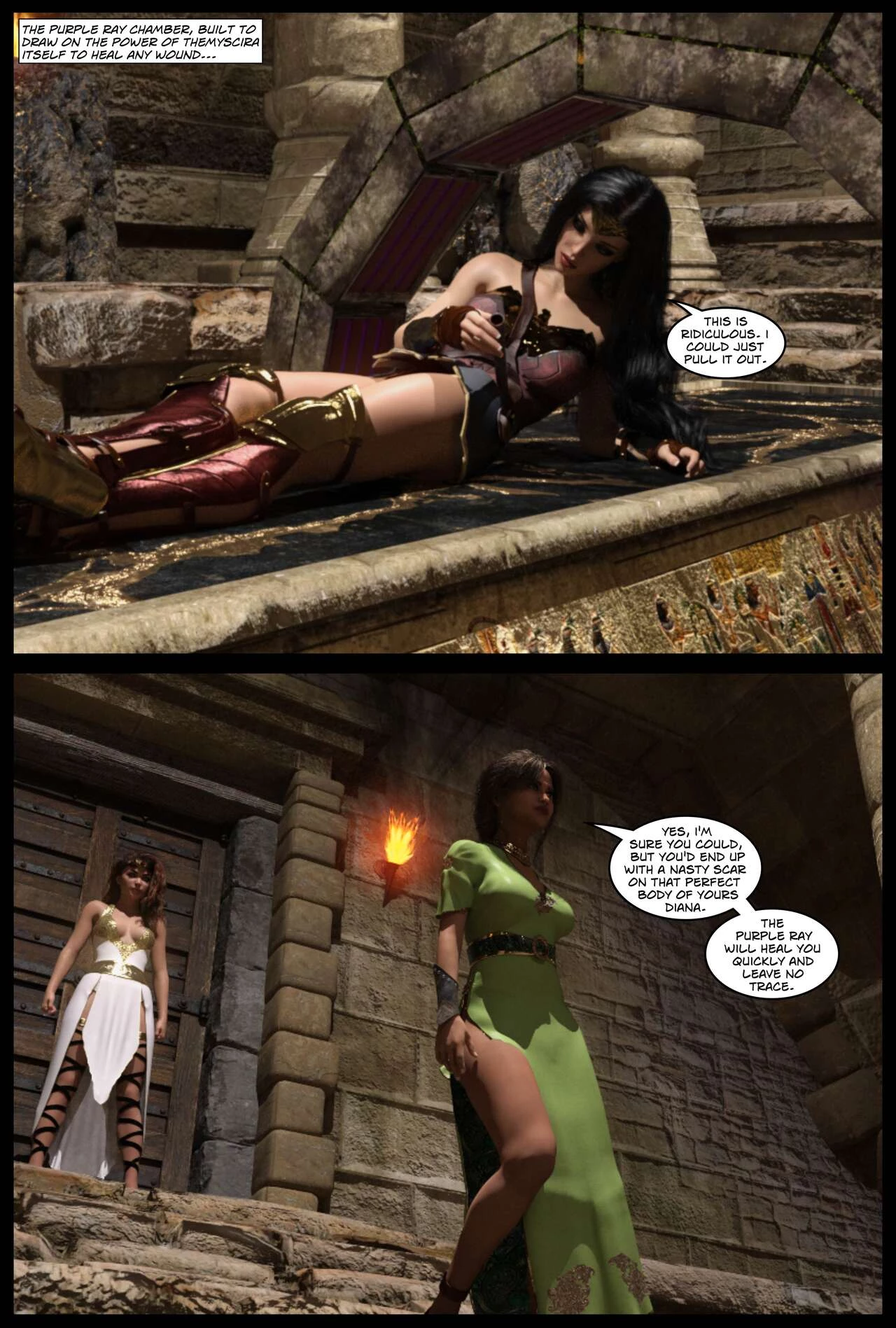 DC Vampires: The Fall of Themyscira porn comic picture 23