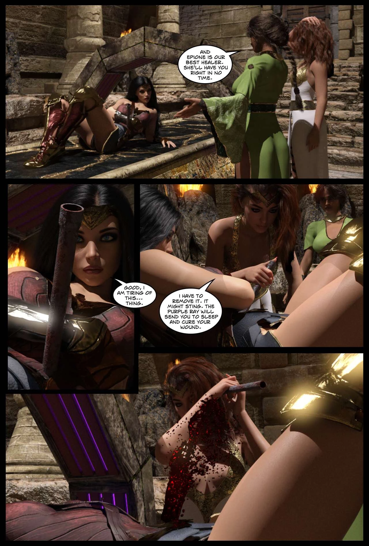 DC Vampires: The Fall of Themyscira porn comic picture 24