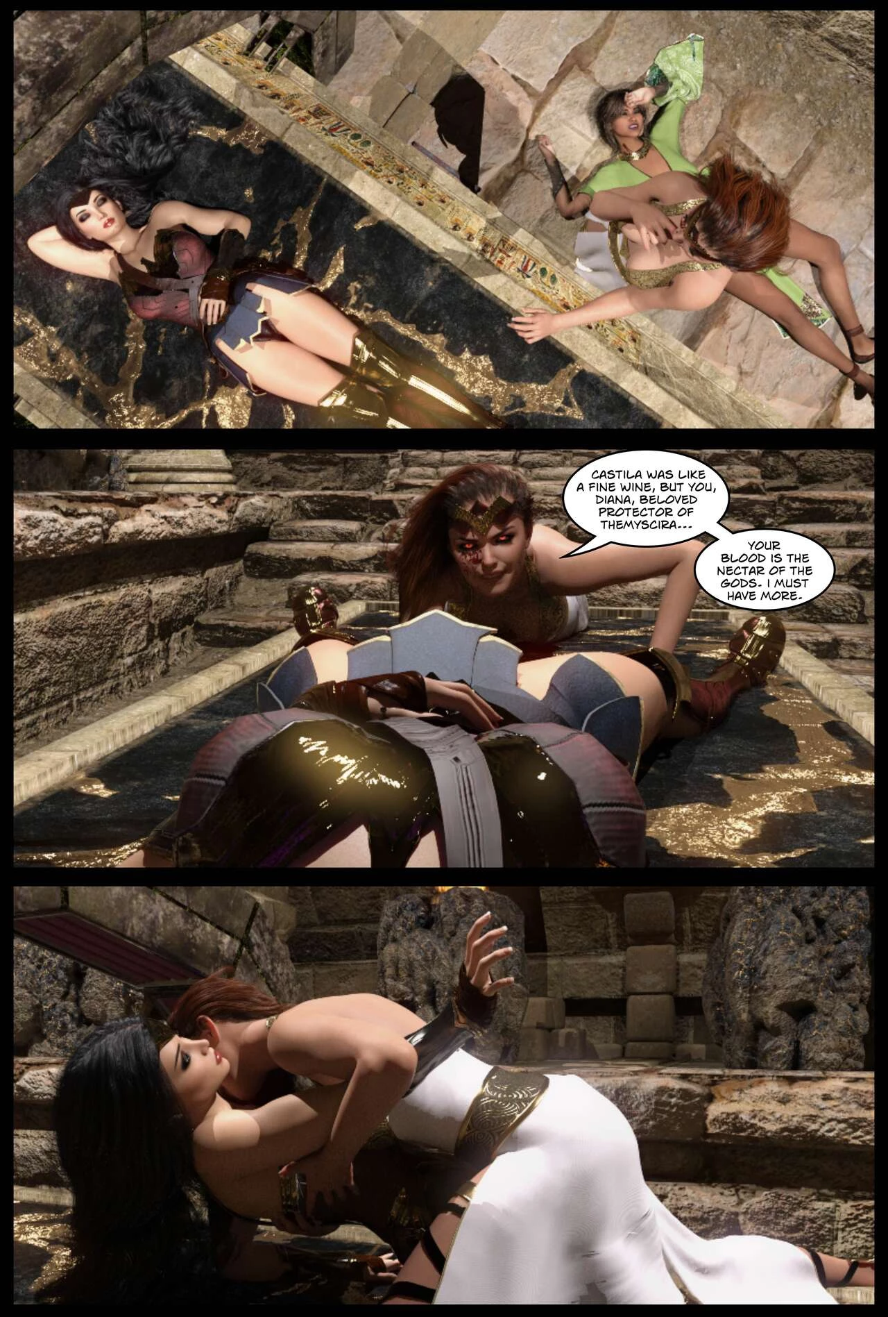 DC Vampires: The Fall of Themyscira porn comic picture 28