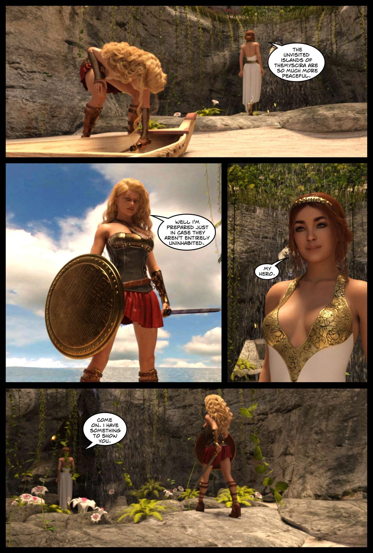 DC Vampires: The Fall of Themyscira porn comic picture 3