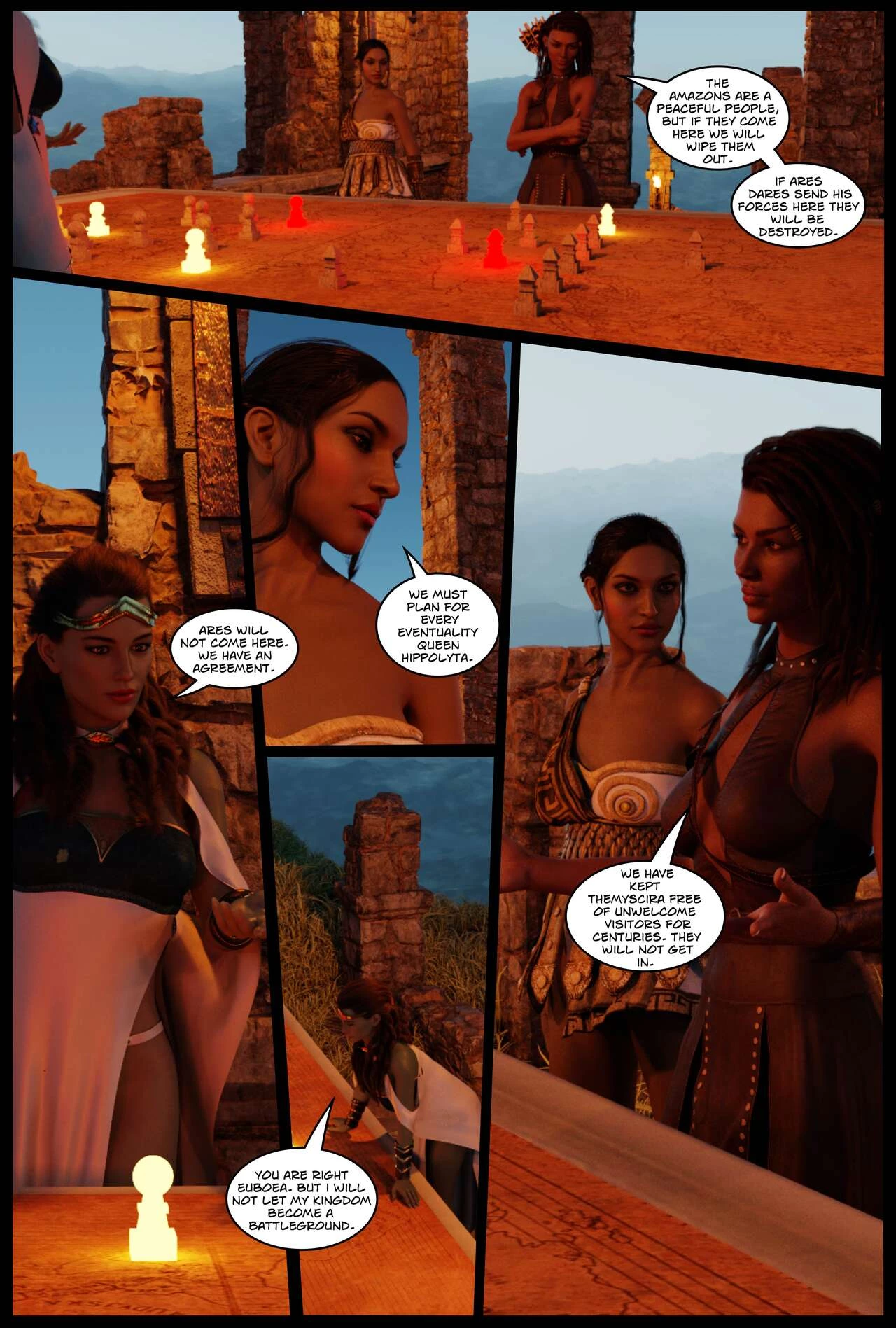 DC Vampires: The Fall of Themyscira porn comic picture 30