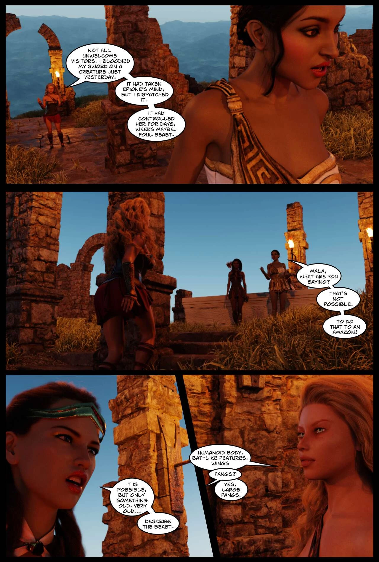 DC Vampires: The Fall of Themyscira porn comic picture 31