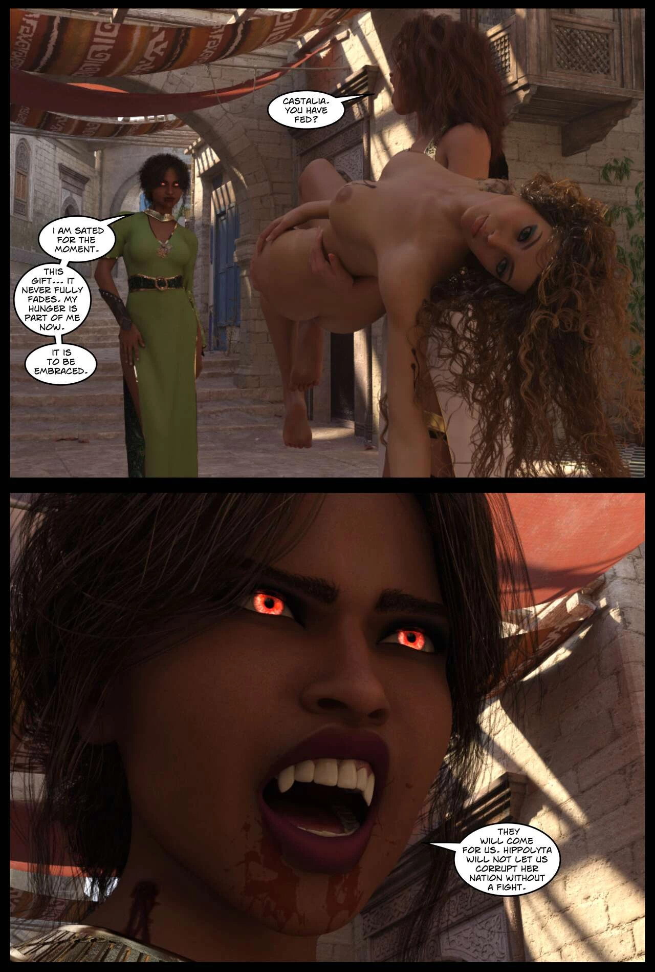 DC Vampires: The Fall of Themyscira porn comic picture 34