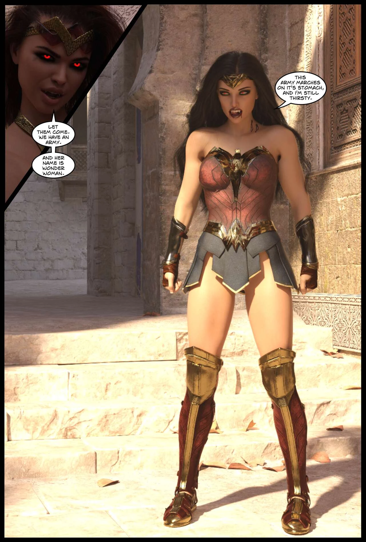 DC Vampires: The Fall of Themyscira porn comic picture 35