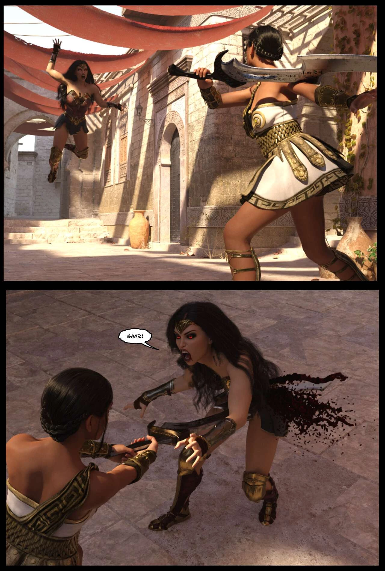DC Vampires: The Fall of Themyscira porn comic picture 37