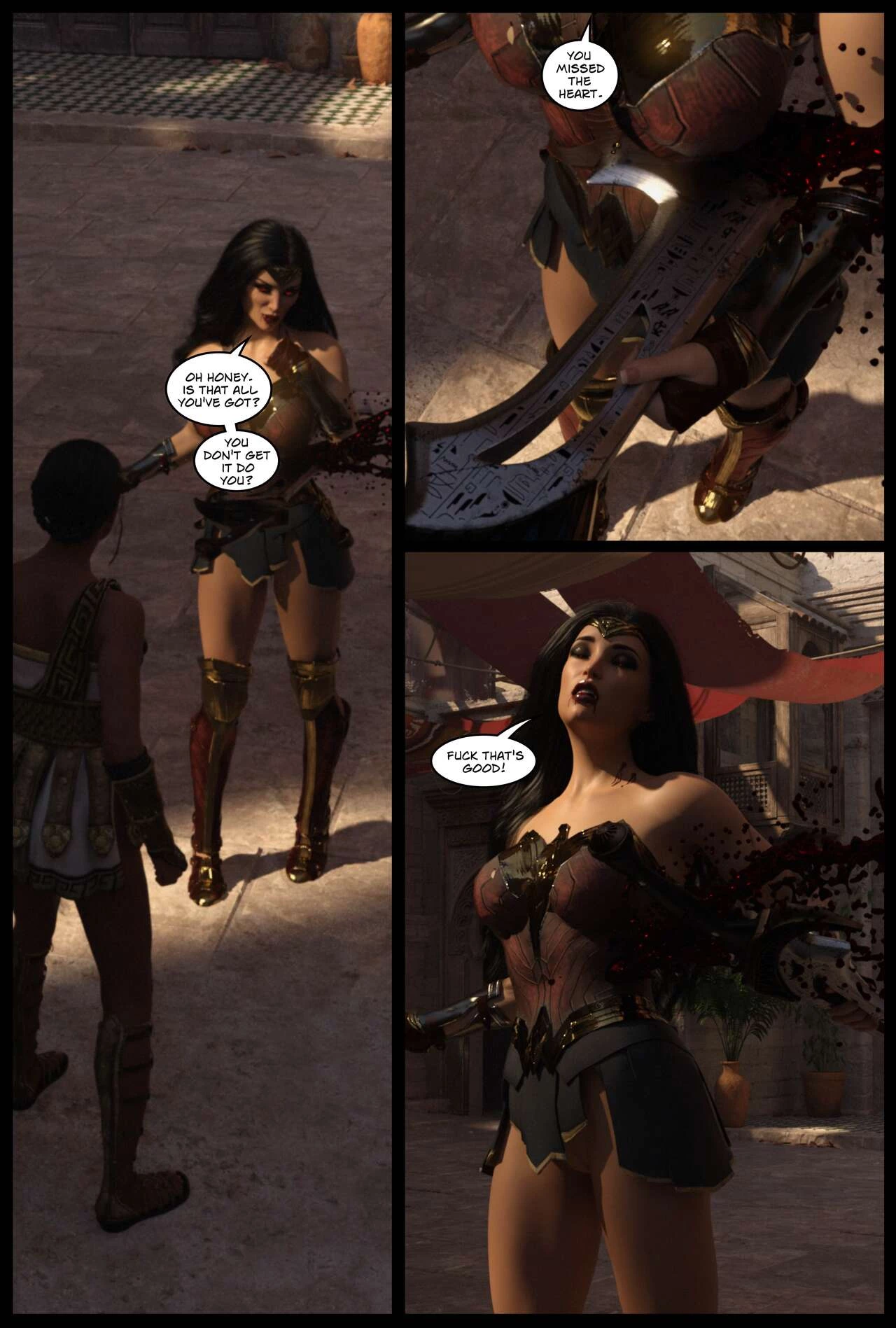 DC Vampires: The Fall of Themyscira porn comic picture 38