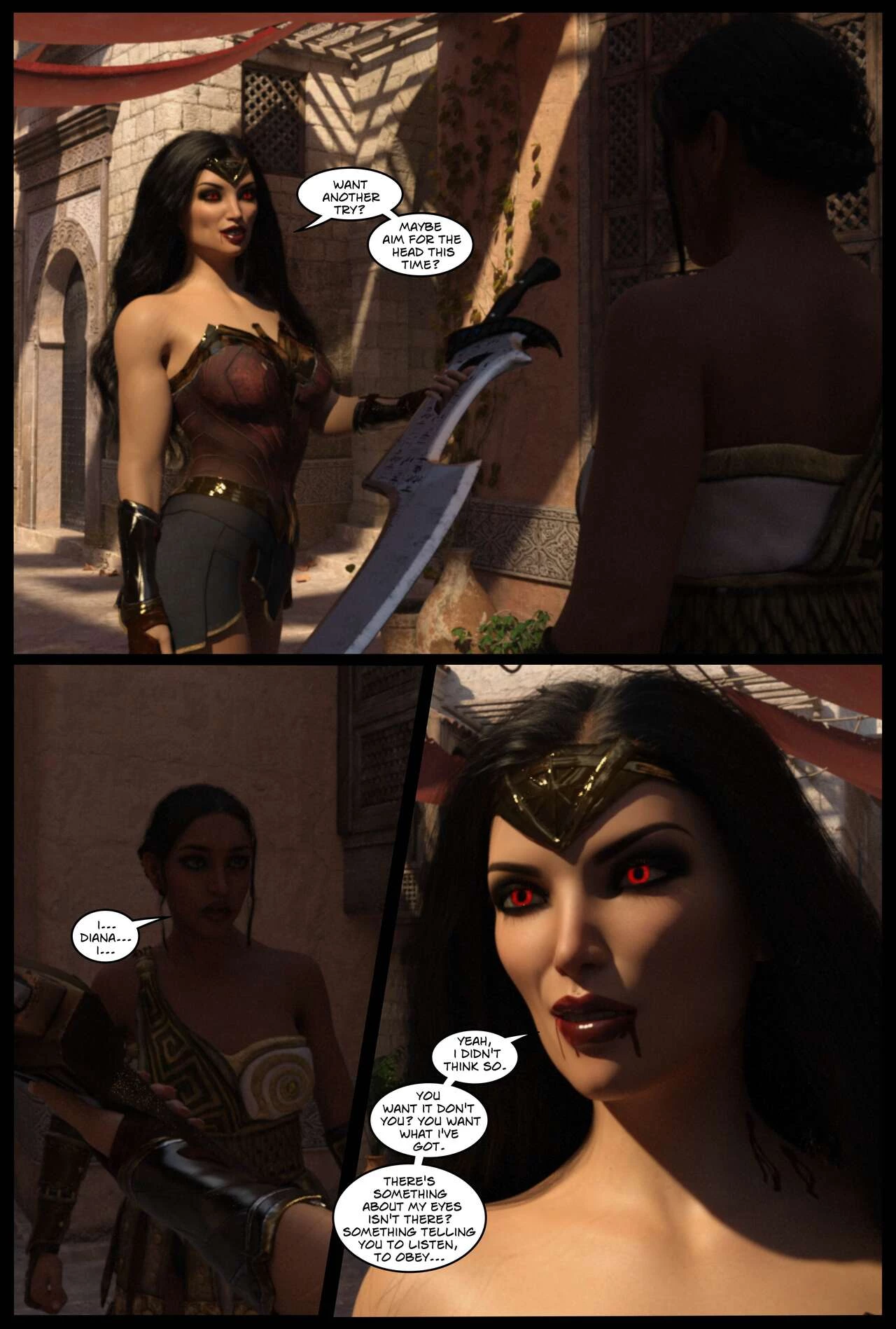 DC Vampires: The Fall of Themyscira porn comic picture 39