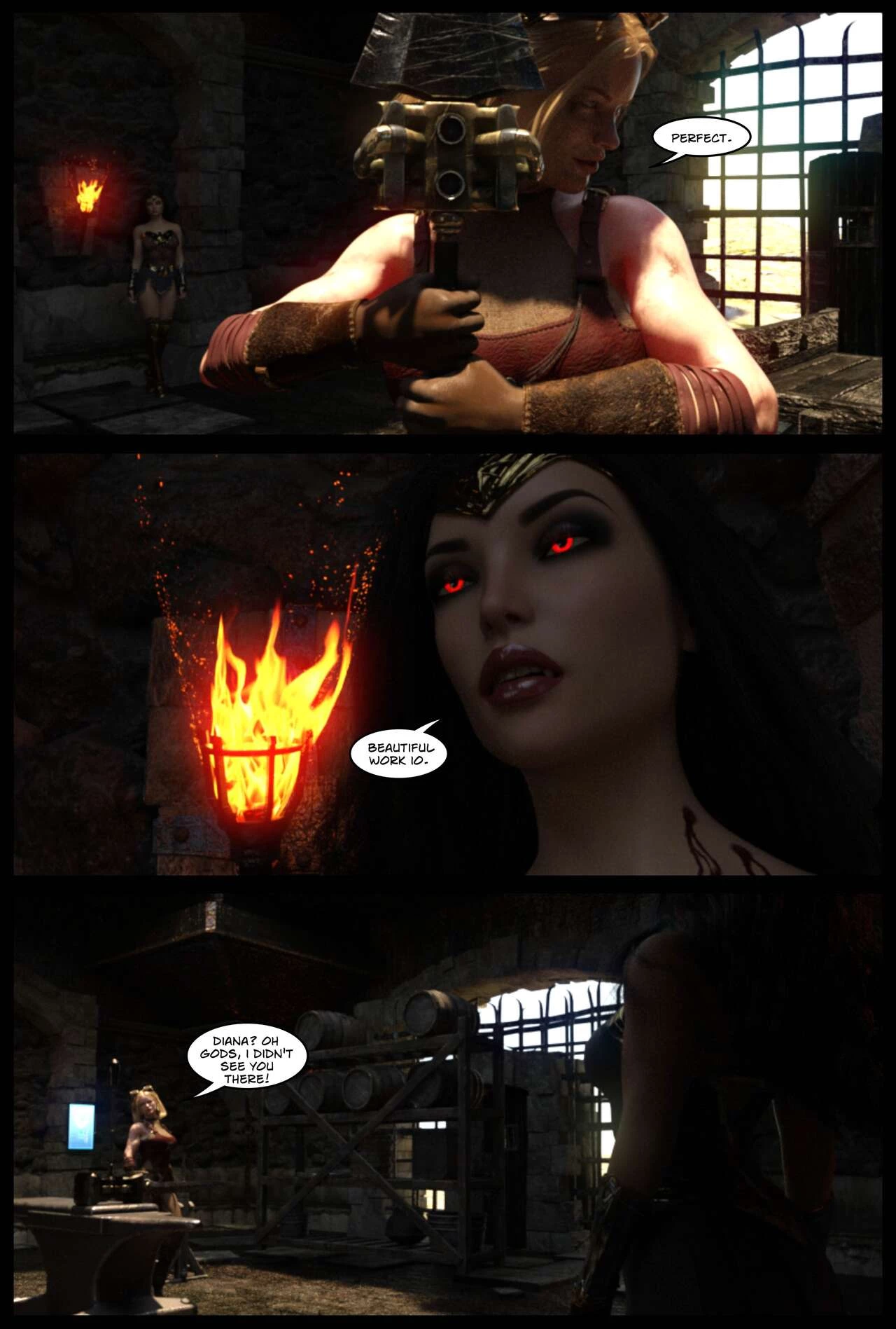 DC Vampires: The Fall of Themyscira porn comic picture 43